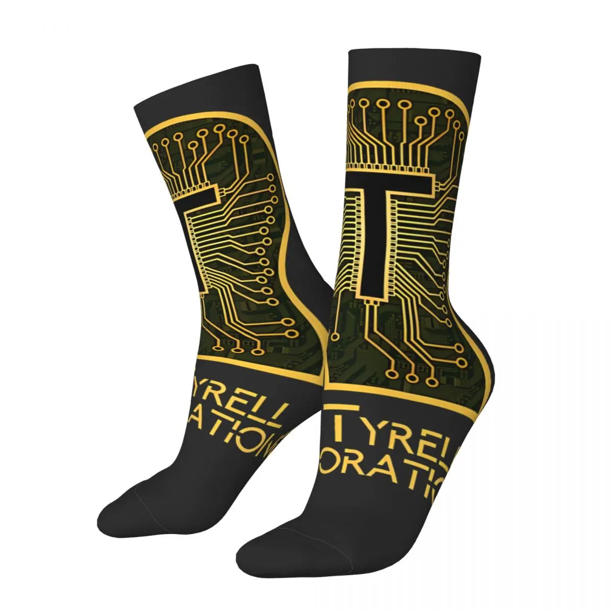 Splendid Men's Socks Retro Harajuku Tyrell Corporations Street Style Novelty Casual Crew Sock