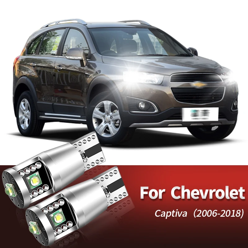 2x LED Clearance Light Parking Lamp W5W T10 Canbus For Chevrolet Aveo Captiva Corvette Cruze Epica Lacetti Niva Nubira Orlando