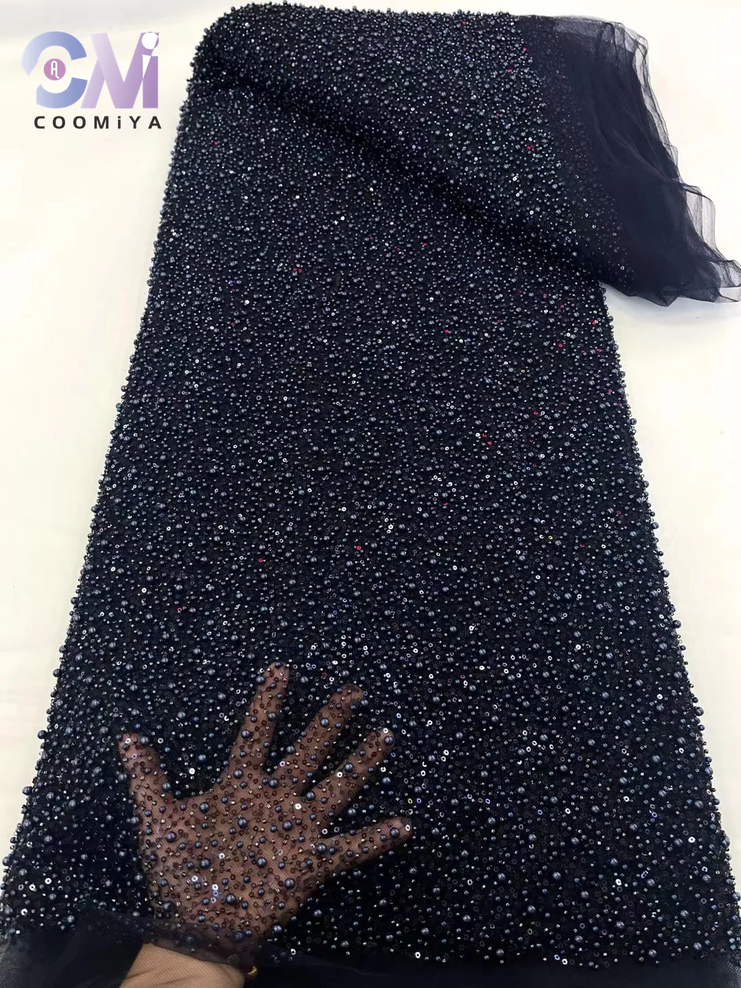Super Top Lace Fabric for Paty Dress Luxury Embroidery Beads Net Lace with  Sequins Wedding Party Dress - AliExpress 15