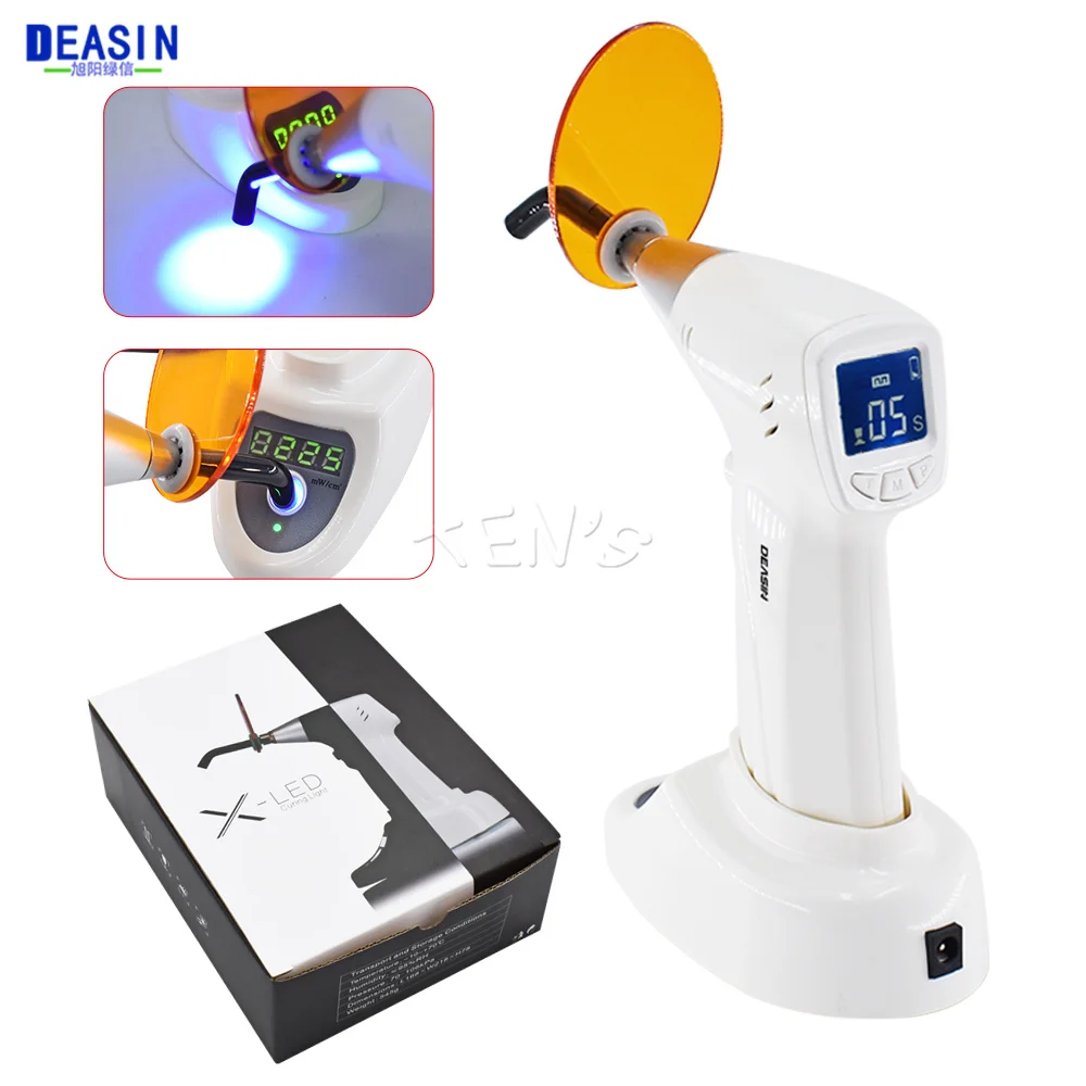 

dental LED curing Light Lamp Cured Resin Odontological Device Universal Optical Fiber Guide Rod Tips with light meter & Y tips