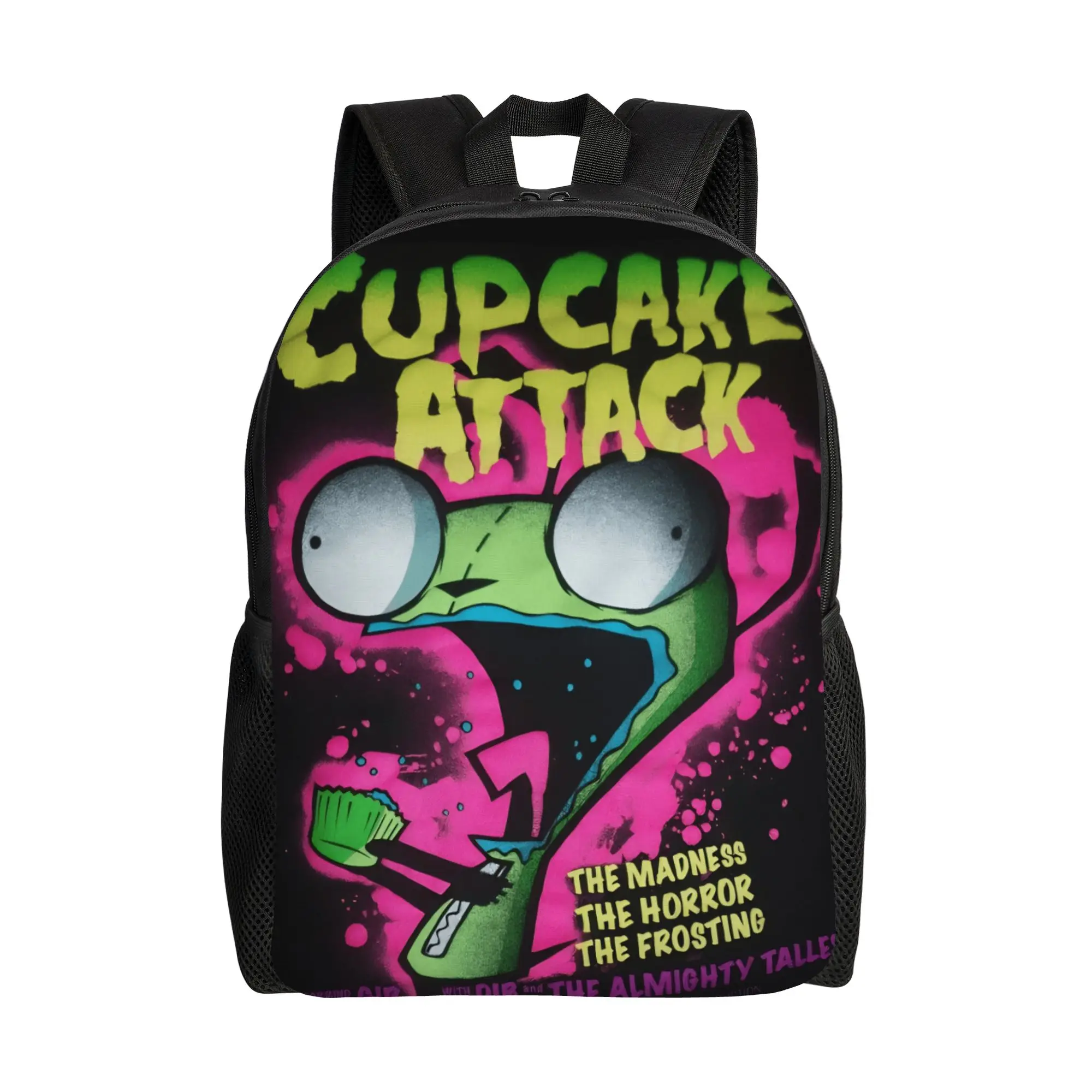 Invaders Zims  Backpack  Cycling Backpacks Girl Design Large High School Bags Kawaii Rucksack