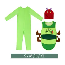 Kids Caterpillar Costume Cosplay Costume Suit Caterpillar Clothes Caterpillar Cosplay Costume for Role Play Easter Holiday Party