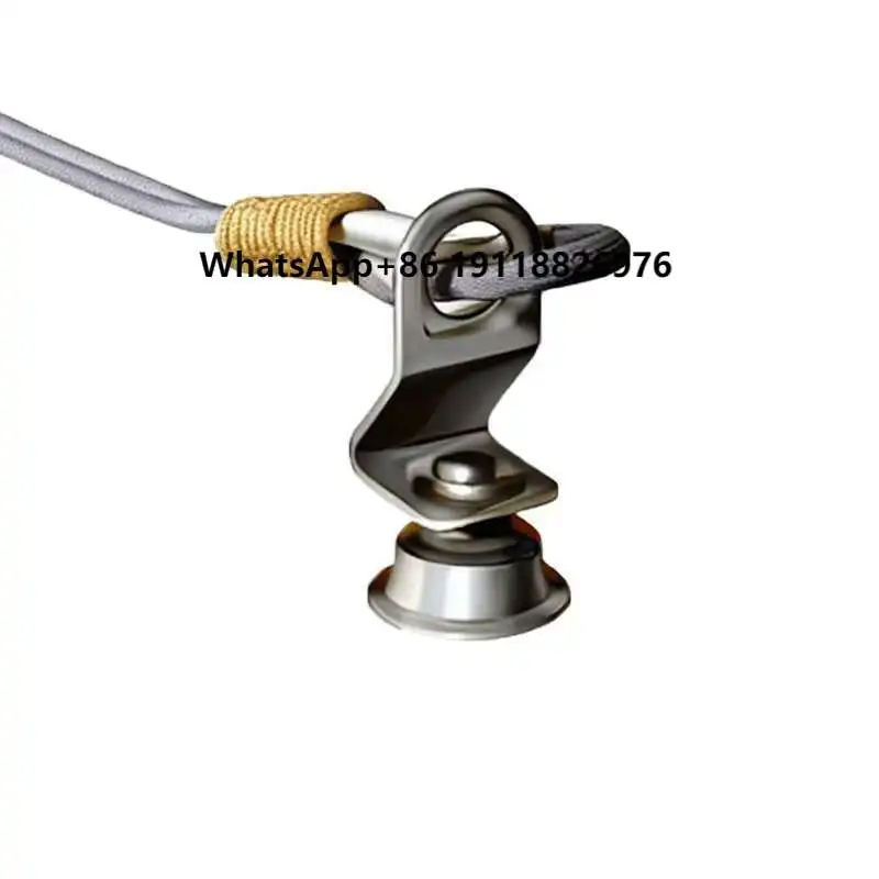 

Modern Design Stainless Steel Roof Safety Anchor Outdoor Efficient Fall Prevention Device Seamless Welding Polyester Core