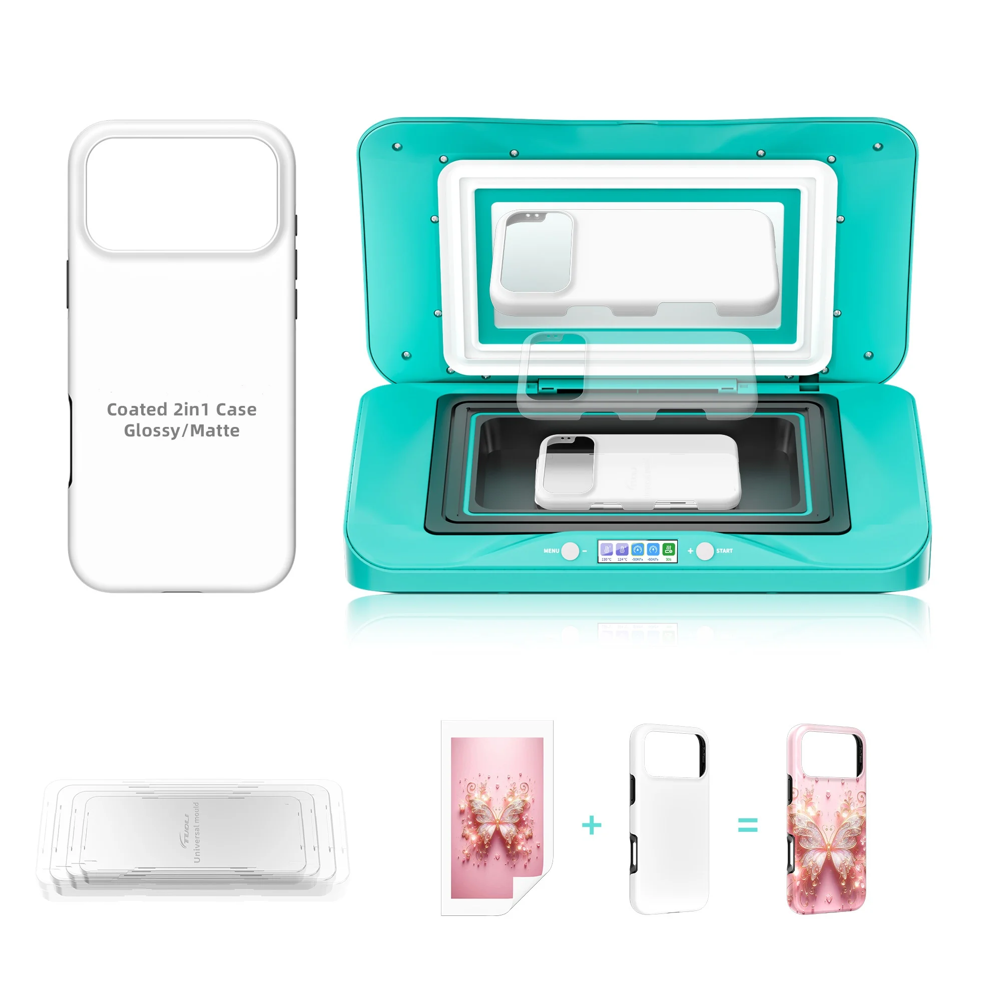 Next-Gen Universal Mold DIY Phone case Sublimation Printers Personalized Custom Mobile Cover Printing Making Machine