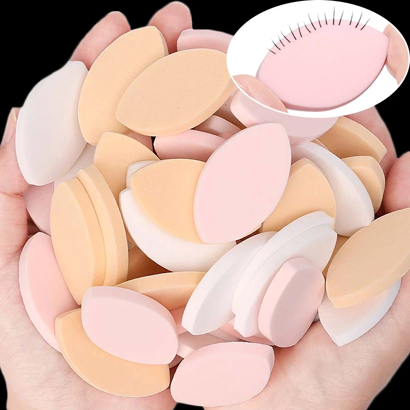 20/100pcs Reusable Practicing Eyelash Extension Sponge Training Eyelash Extensions Tool False Eyelash Pads Mapping Makeup Puffs