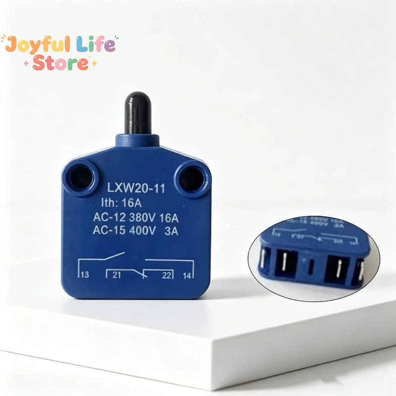 Hot LXW20-11/M Limit Switch Stroke PUSH Slug Column Micro Travel Silver Contact Blue 16A 1NO 1NC