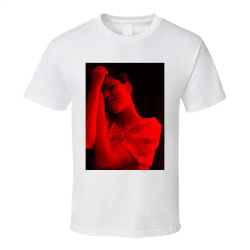 

Темная модная футболка Jacinda Barrett 14, знаменитостей