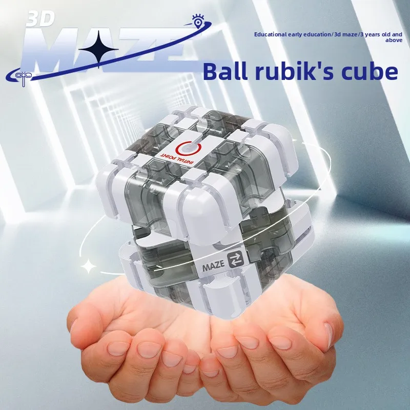 Ball Maze Puzzle Rubik's Cube Third-order Battle Rubik's Cube Logical Thinking Boy Puzzle Toy