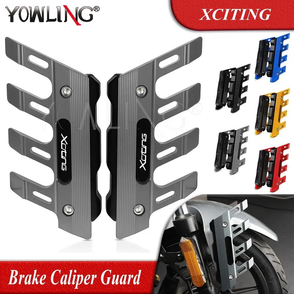 

Motorcycle Accessories Front Fork Brake Caliper Protector Fender Guard Anti-fall Slider For KYMCO Xciting 250 300 400 400S S350