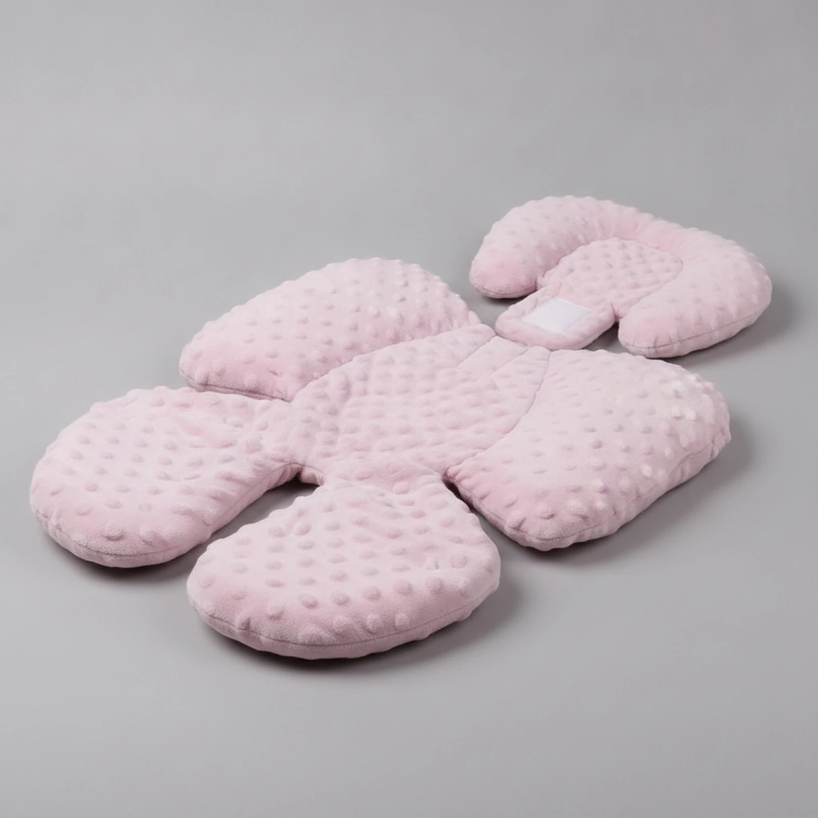 Stroller Cushion with Head Support Textured Infant Car Seat Insert with Head Support Stroller Seat Pad Soft Supportive