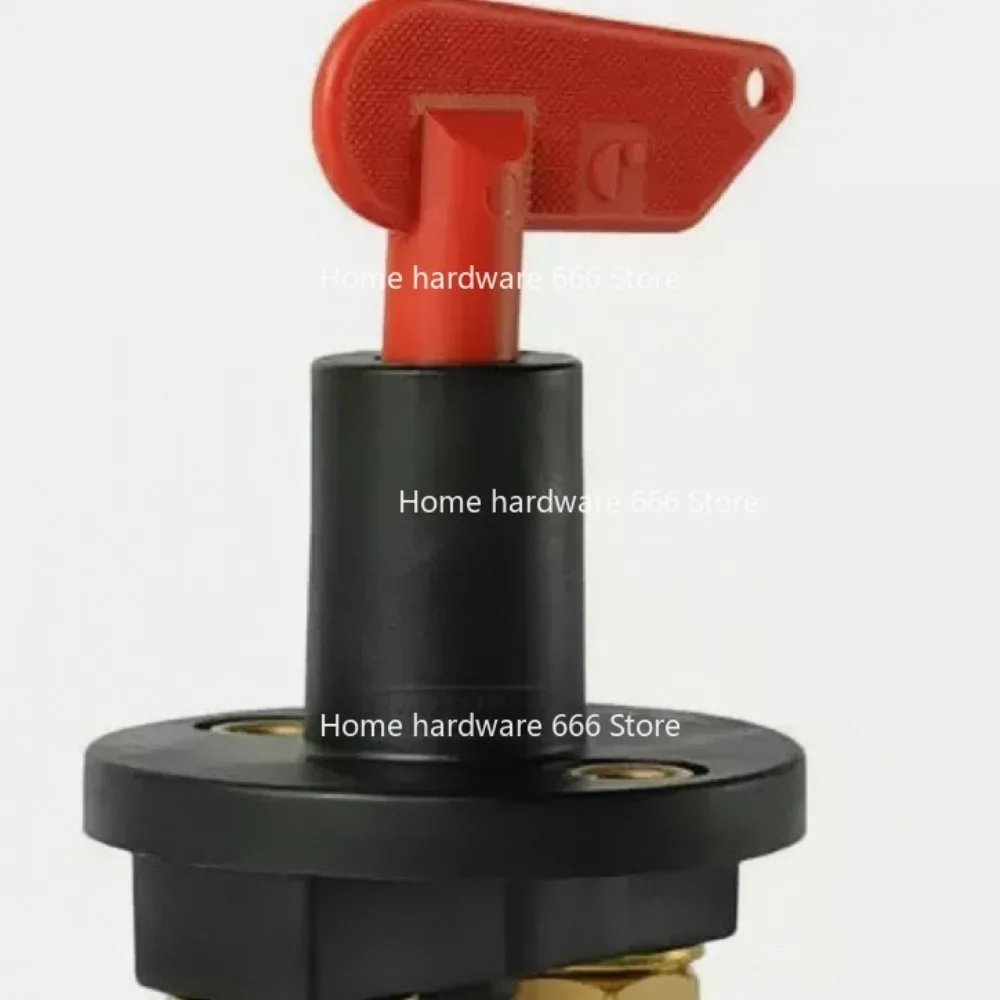 

500000 Главный переключатель аккумулятора, униполярный 75A, 48 В постоянного тока, красная ручка, изоляционная ручка переключателя аккумулятора, съемная