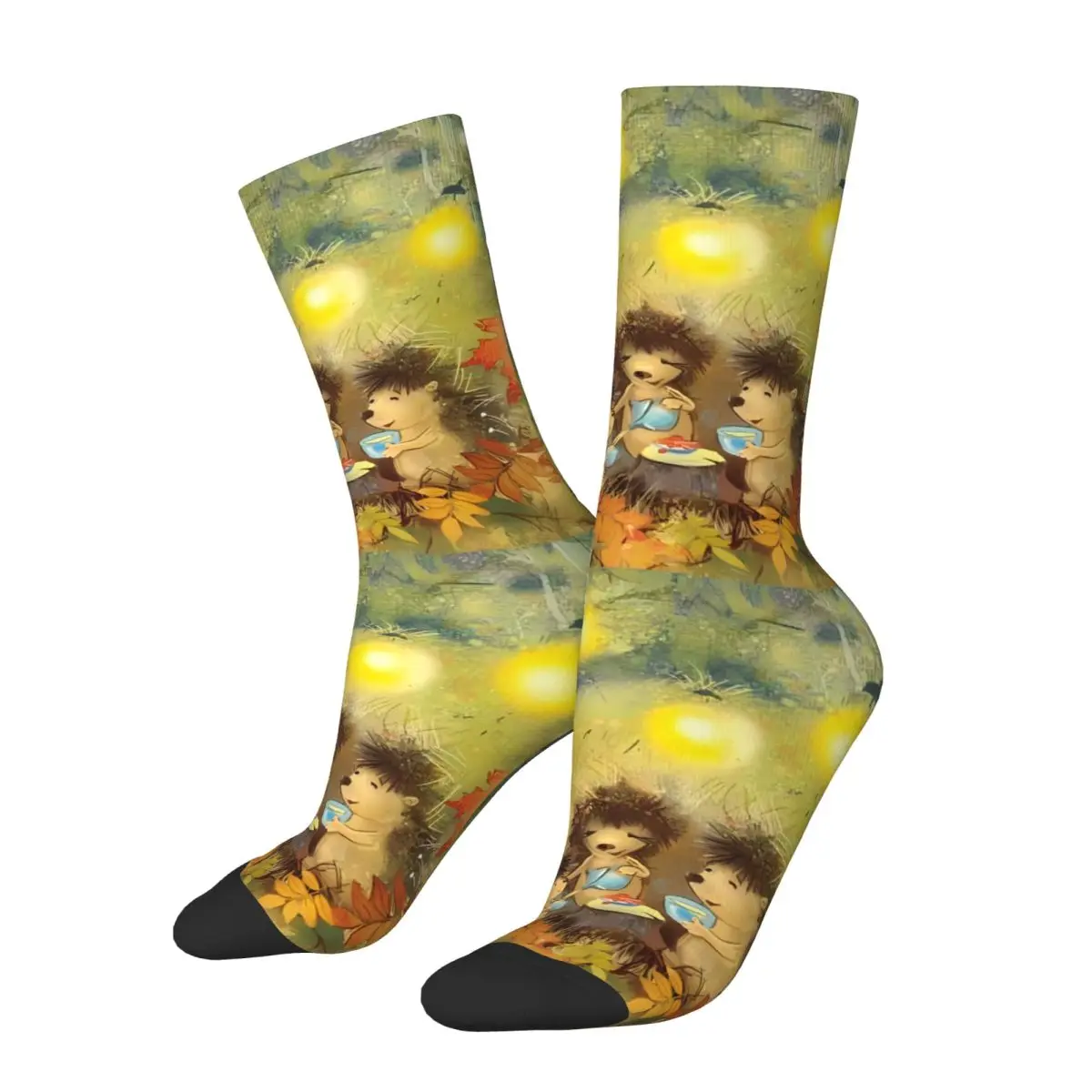 Hedgehog Sock Printed Man Polyester