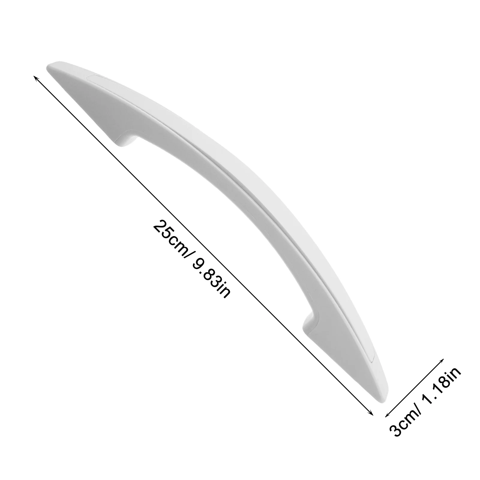 استبدال مقبض باب الفريزر سحب بلاستيكي عالي التحمل لأجهزة قبضة خزانة عرض الثلاجة