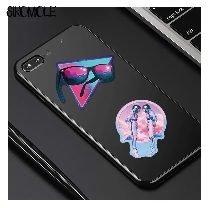 10/30/50PCS Laser Graffiti Sticker Holographic Colorful Punk For Pegatinas Skateboard Decal Luggage Kawaii Stickers Kids Toy F5