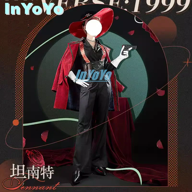 InYoYo Tennant Cosplay Costume Reverse:1999 Cos Game Anime Party Uniform Hallowen Play Role Clothes Clothing New Full Set