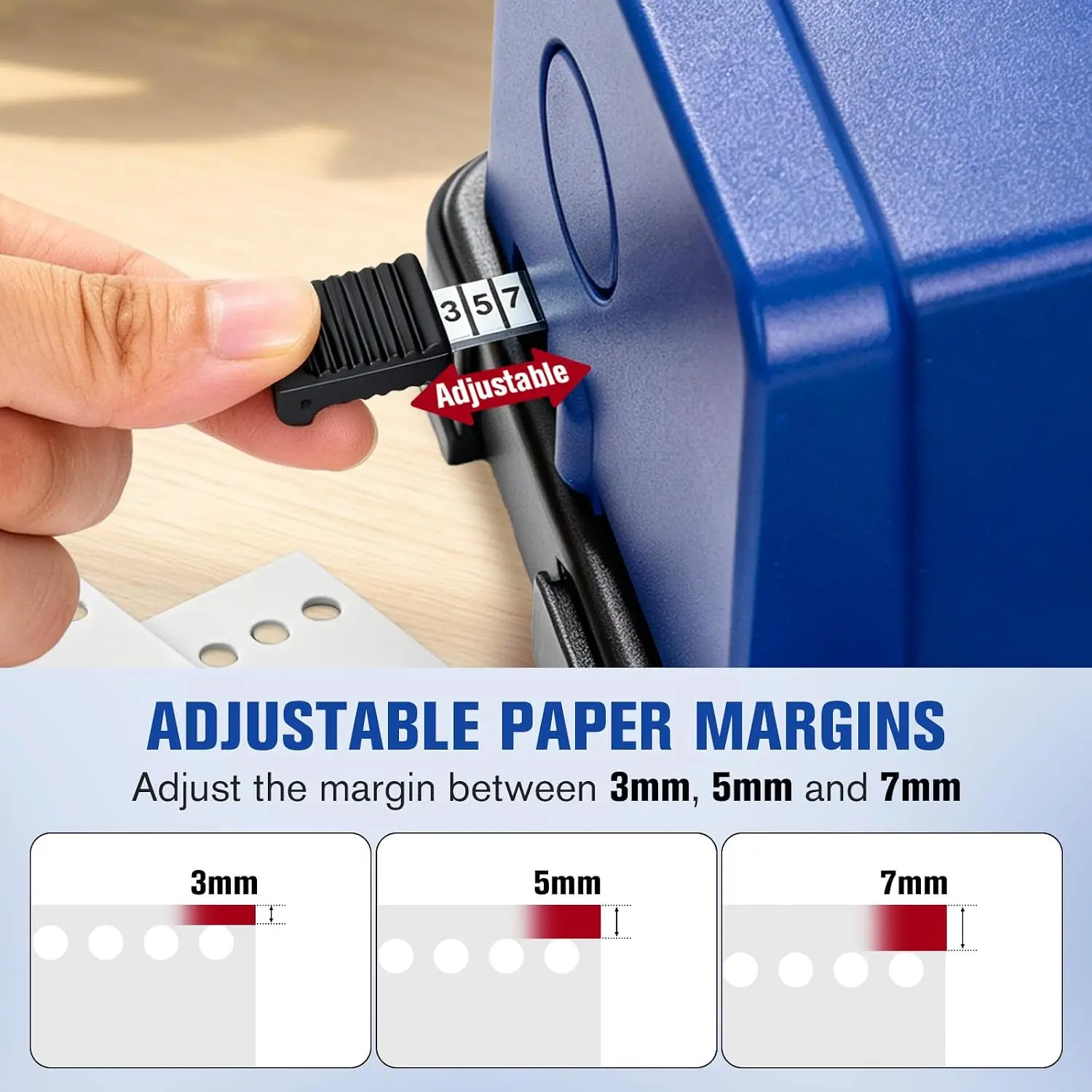 Electric Coil Binder 41 Pitch Spiral 46 Pins 12 Sheet Punch Adjustable Side Margin 100 Coils 100 PVC Covers Compatible A4 A5 Let