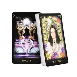 78 CARDS Tarot of Dreams Pełna angielska gra planszowa Karty Wyroczni Wróżenie Rozrywka Gra karciana Impreza rodzinna Talia tarota