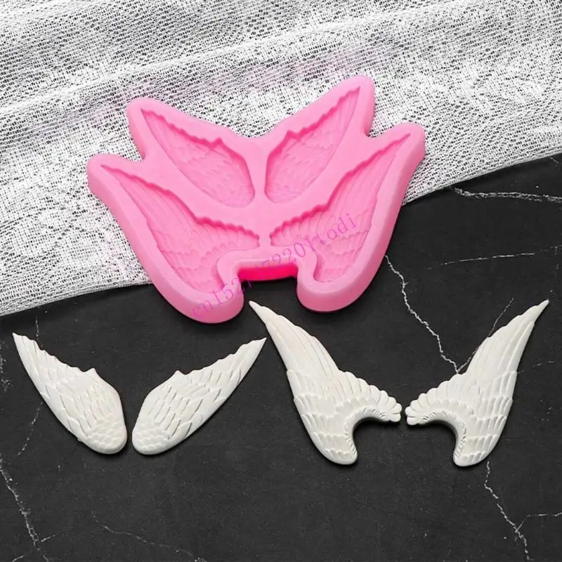 M76B Angel Wing Keychain Epoxy Resin Factionative