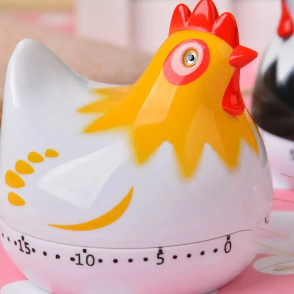 Cartoon Chick Timer Hen Timer Creative Daily Chicken Clock for Coffee Cooking Kitchen Countdown Clock