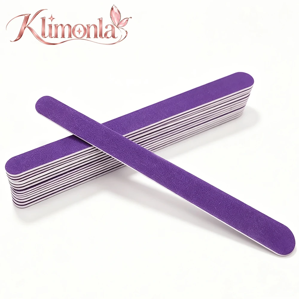 30Pcs Klimonla Nail Files Set Hot Professional Purple Manicures Supplies High Quality Nail Art Files For Salon