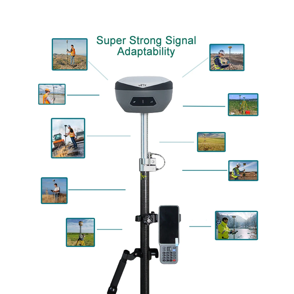 Hi-target Vrtk2 Cheapest Gps Receiver Rtk With Permanent Code Without Failure Gps Rtk Surveying Equipment Gnss Gps Rtk