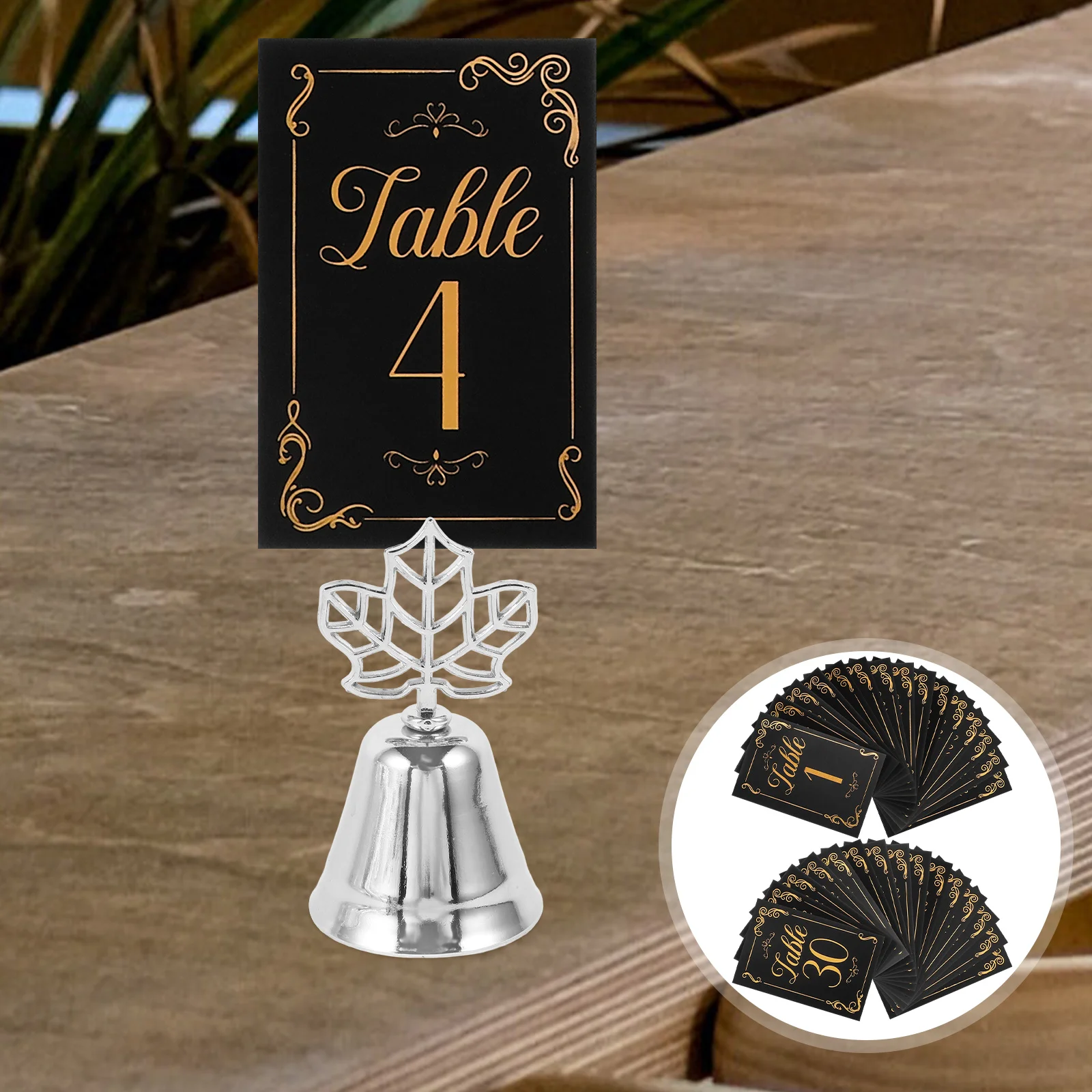 

31 Pcs Wedding Table Labels Number Holders Gold Birthday Cards Stands Place Numbers Banquet