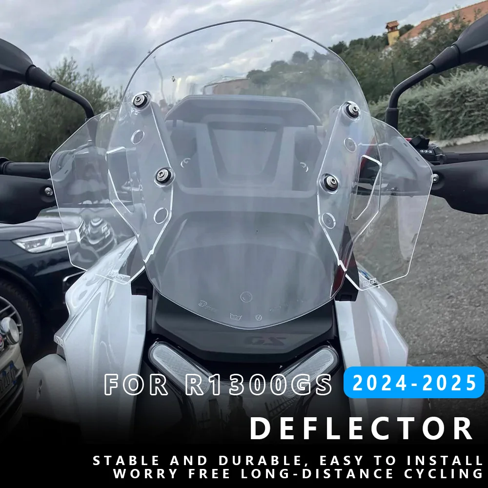 

MTKRACING for BMW R1300GS 2024-2025 Motorcycle Accessories Side Windshield Windscreen Wind Deflector