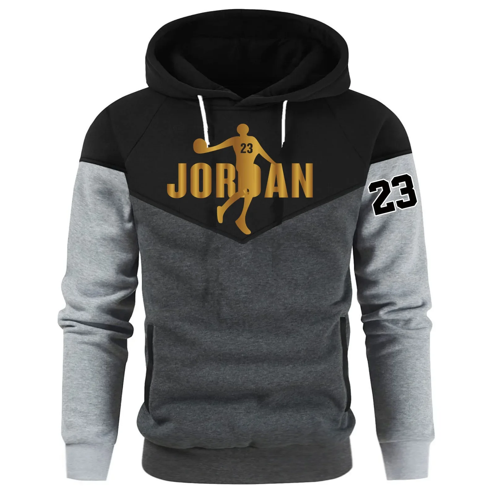 Autumn and winter men's brand clothing Fashion hoodie casual jogging high quality pullover hoodie fitness sweatshirt