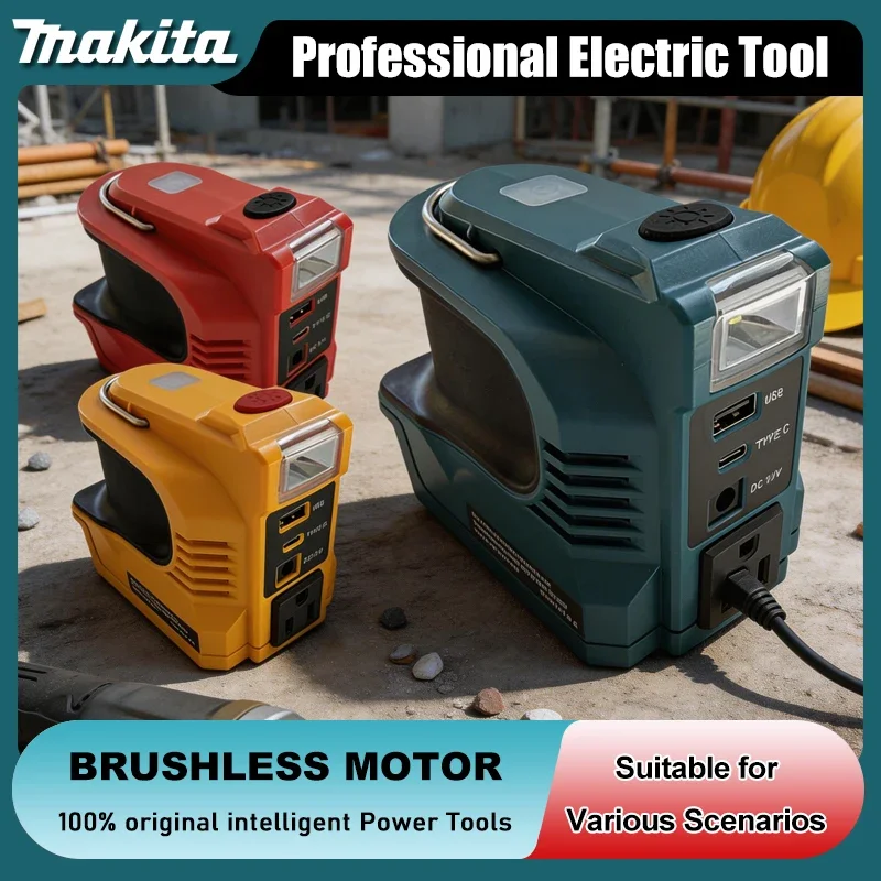 station-d'alimentation-a-onduleur-makita-110v-120v-220v-180w-adaptateur-d'alimentation-led-pour-camping-en-exterieur-outil-pour-batterie-dewalt-milwaukee-18v