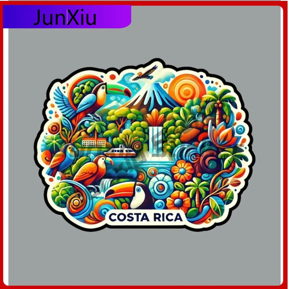 

Costa Rica Vacation Sticker Fridge Or Laptop Custom Van Suv Window Motorcycle Stickers And Decals For Bumper Truck Mirror Wall