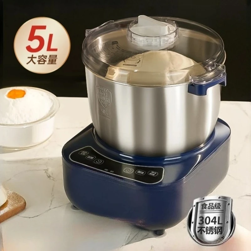 

5L Large Capacity Mixing Machine Automatic Flour Kneader Multifunctional Dough Fermenting Stirring Cooking