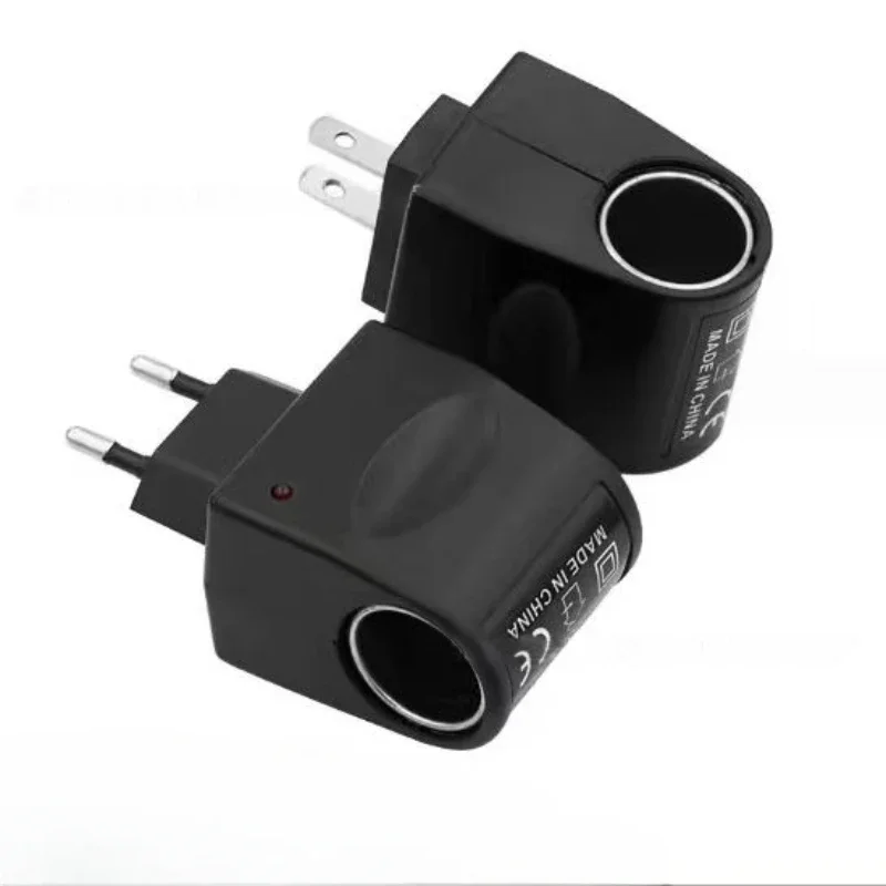 Car Cigarette Lighter Adapter AC 220V To DC 12V EU US Plug Converter Wall Power Socket Plug Adapter Auto Converter Car Accessory