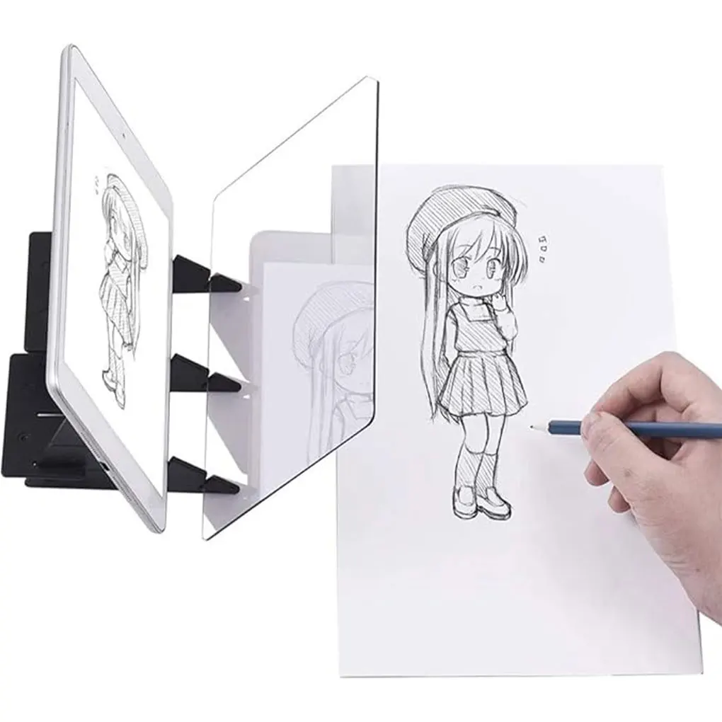 ABS Improve Drawing Skills With Optical Drawing Tracing Board Portable Light Tracing Drawing Board