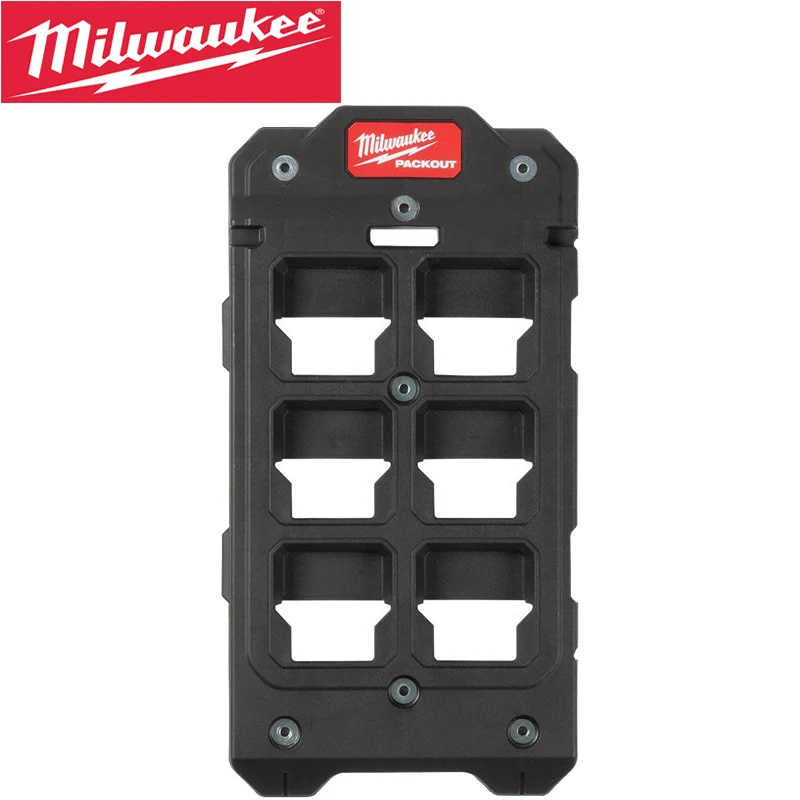 Milwaukee 48-22-8486 PACKOUT™ Compact Wall Plate Bearing 50 Pounds Impact Resistance Polymer Multiple Rows Of Wall Panels