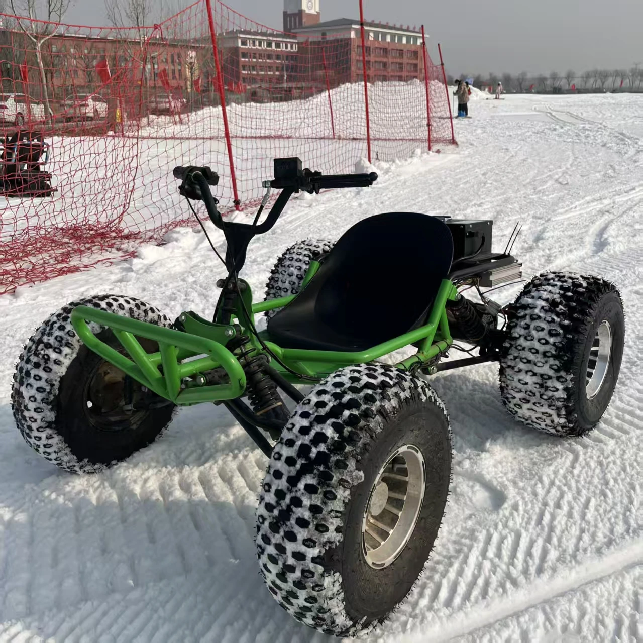 

New Hot Selling Electric Racing Go-Kart 10-Inch Tires 1800W Differential Drive High-Powered Children And Adults Drift Go-Kart
