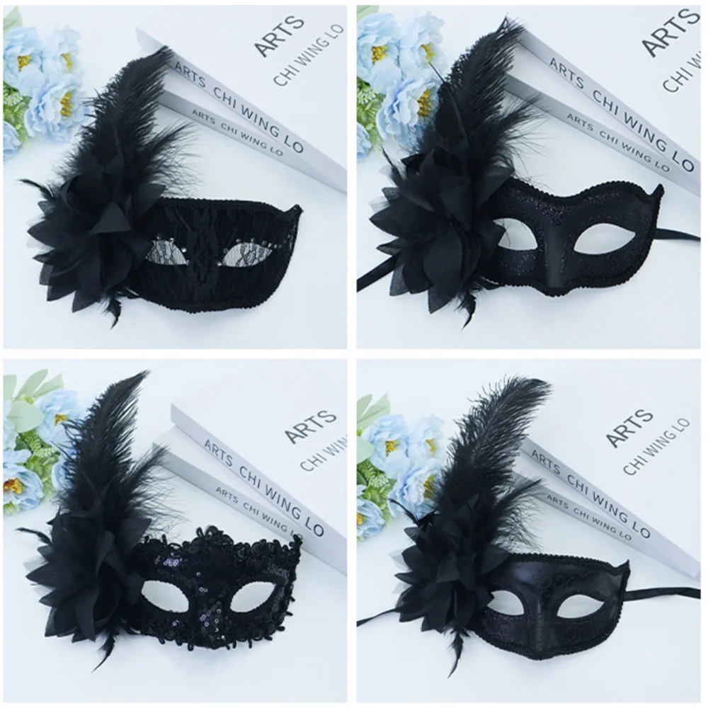 マスク演劇用フラワーマスク仮面舞踏会マスク装飾用男性用写真小道具コスチューム