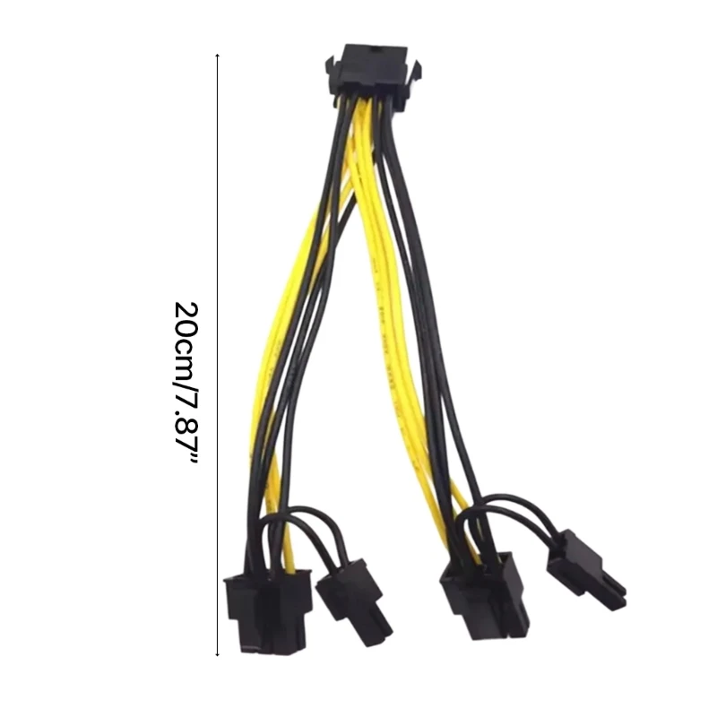 8Pin to Two 8Pin 6+2Pins PCIExpress Power Converter PCIE VGA Splitters Power Cable for Graphics Cards GPU 8Pin Cable