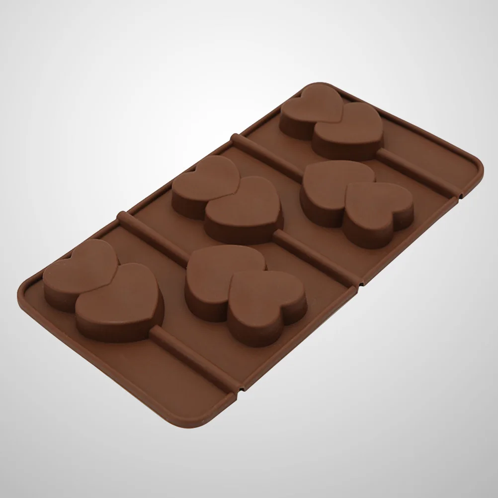 

2pcs Heart Shape Silicone Mold Diy Chocolate Candy Cookie Decorating Tray -40°C To 230°C Oven Microwave Freezer Dishwasher Safe