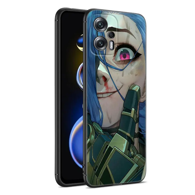 L-League of legends Phone Case For Xiaomi POCO X3 X4 NFC F5 M2 M3 M4 M6 X5 Pro F3 F4 GT 5G C31 C55 M5S Black Silicone Cover