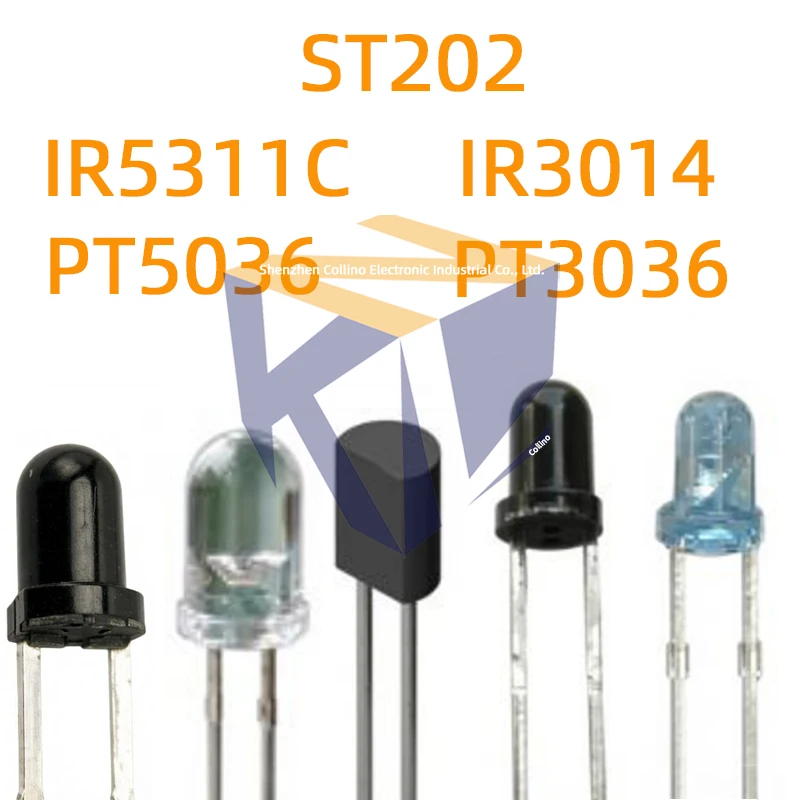 10pcs ST202 IR5311C PT5036 PT3036 IR3014 DIP-2 infrared photodiodes