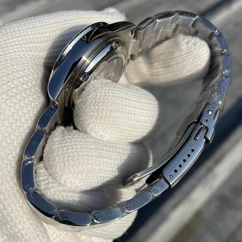 ساعة كرونوغراف للرجال من STEELDIVE 39 ملم كوارتز ساعة يد غواص 20ATM مقاومة للماء BGW-9 ياقوت مضيء VK63 نوافذ ثلاثية #6