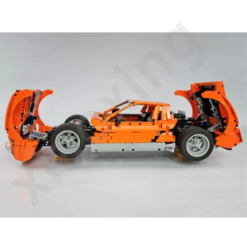 MOC-47261 New Supercar Assembly Stitching Building Blocks Model MOC Creative Building Blocks Boy Kids Birthday Toy Gift