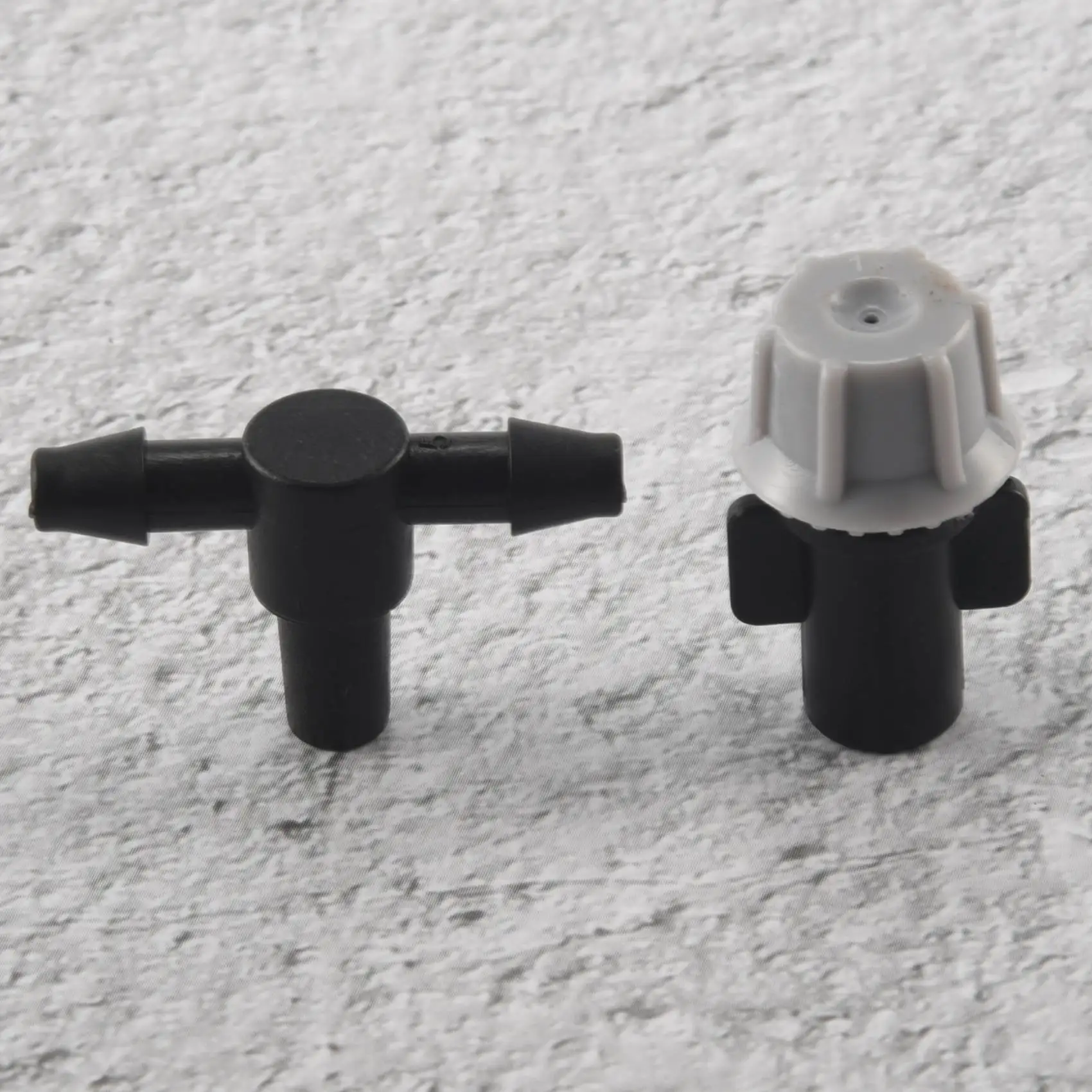 A56P-100Pcs(50 Pairs)Garden Irrigation Kit Adjustable Atomization Dripper Atomization Connection Tee Joint Water Irrigation Drip