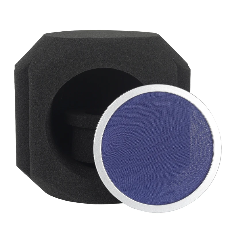 Microphone Wind Shield Pop Filter Microphone Isolation Ball, Acoustic Filter for Record Studios Mic