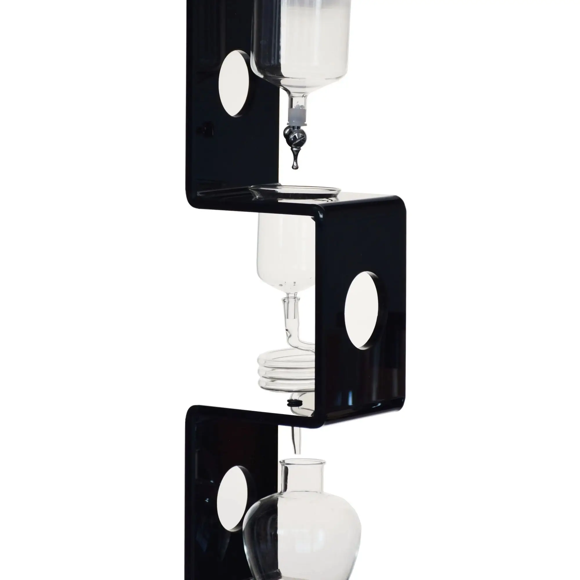 1-6 Ice Drops Ice Coffee Glass Cold Brew Household Drip HandSet, Coffee Pot Ice Brew Japanese Tea Drops