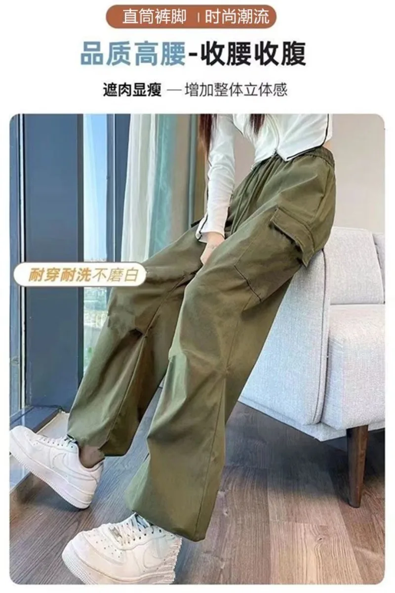 Hot Selling Spring and Autumn Sports Loose Comfortable Simple Classic Multifunctional Fashionable Straight Leg Casual Pants