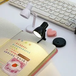Lámpara LED de lectura para dormitorio de estudiantes, miniluces creativas para libros recortados