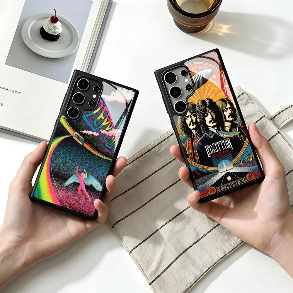 L-Led Rock Z-ZeppelinS Phone Case For SAMSUNG S26 25 24 S22 S20 ULTRA S21 S30 23 Note5 S8 Plus S9 S10E Lite PC+TPU Funda