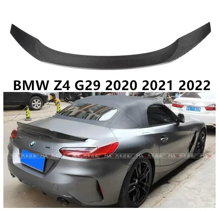 Spoiler For BMW Z4 G29 2020 2021 2022 Wing Lip Tail Trunk Spoilers Real Carbon Fiber