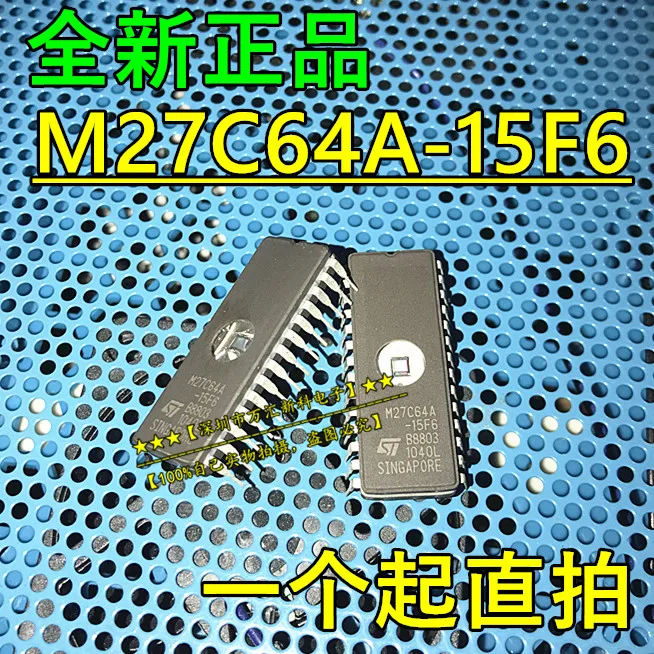 

10pcs orginal new memory M27C64A-15F6 M27C64A-15F1/12F1 ceramic erase